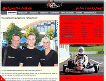 Tablet Screenshot of kartsporttechnik.de